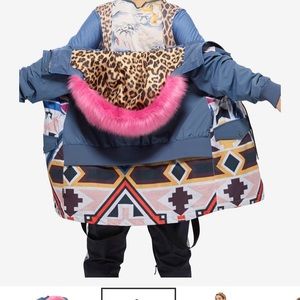 Burton x L.A.M.B snowboarding jacket. NOTE:Pink fur trim is *NOT* included. LAMB